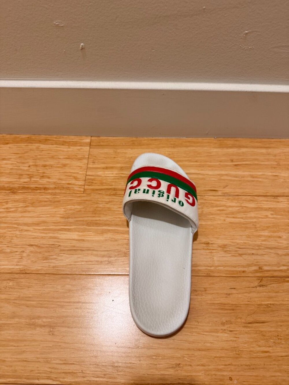 Gucci slides size 10 original logo - Picture 4 of 8